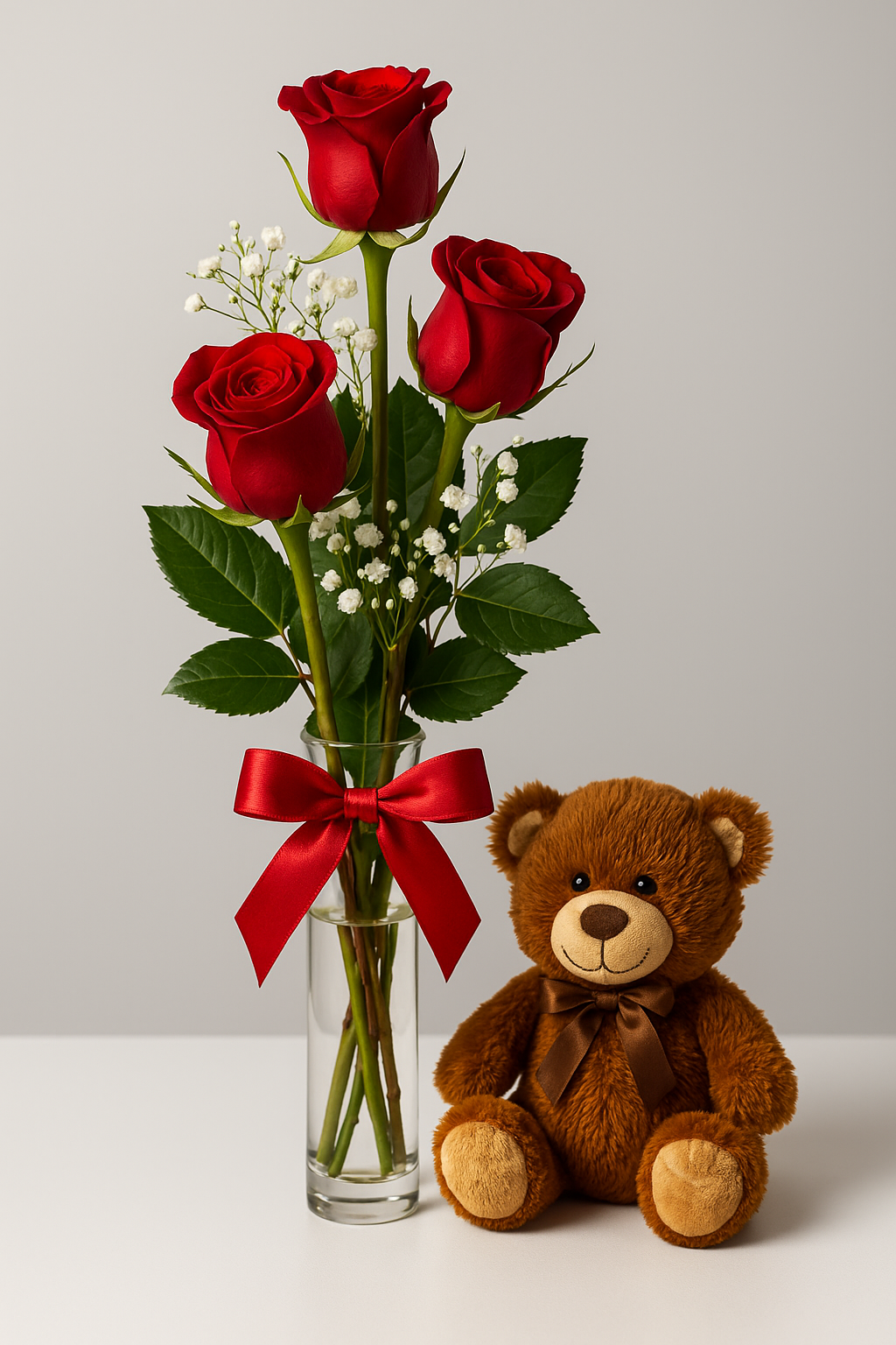Teddy & Roses