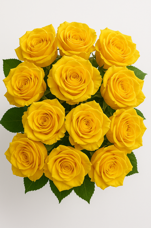 Yellow Rose Flower Bouquet