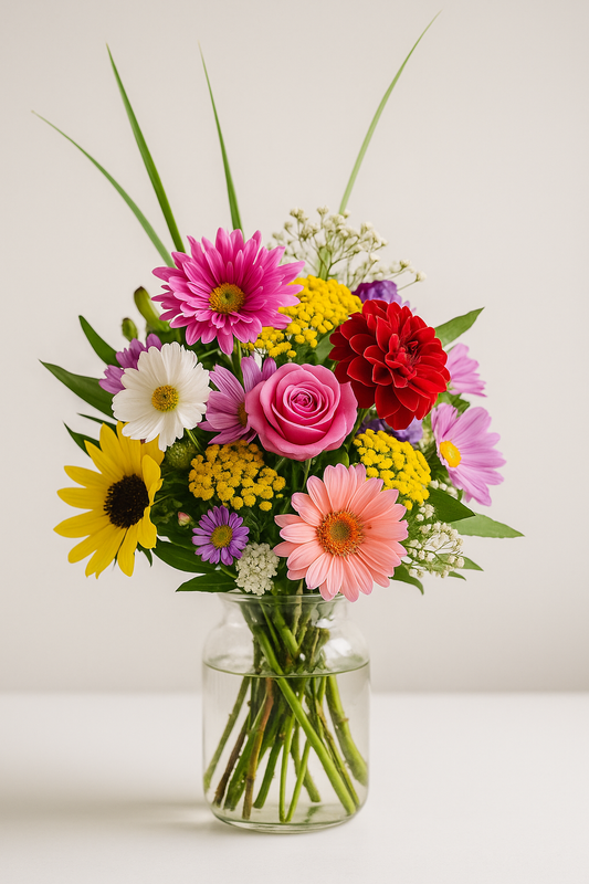 Bright Wildflower Garden Bouquet