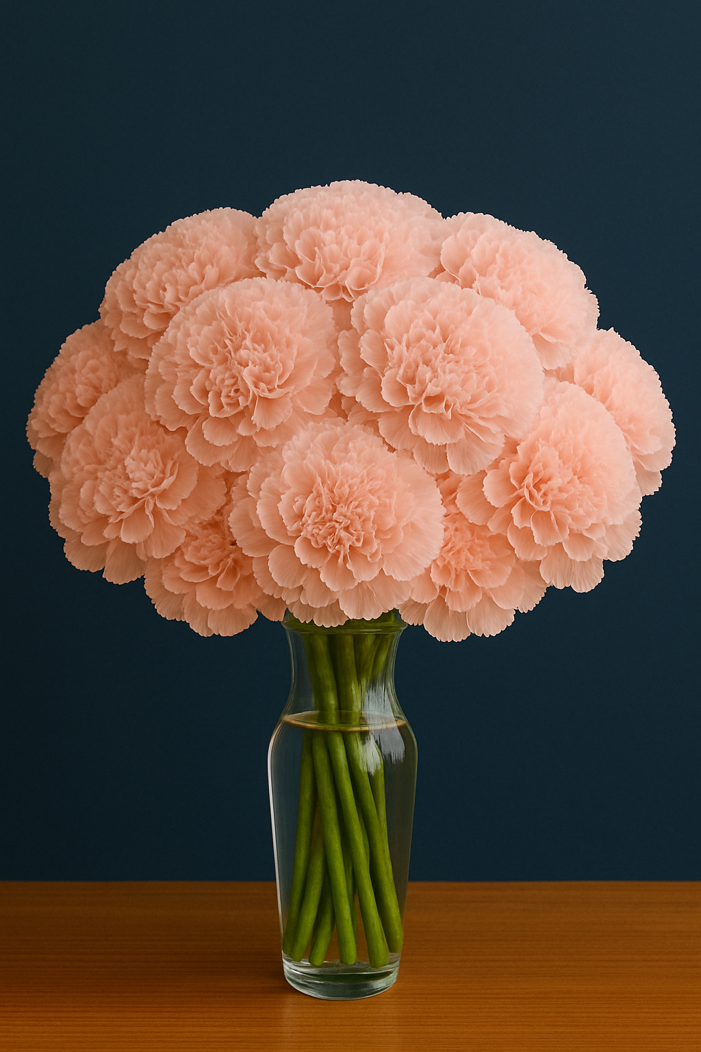 Peach Carnation Flower Bouquet