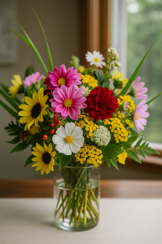 Bright Wildflower Garden Bouquet