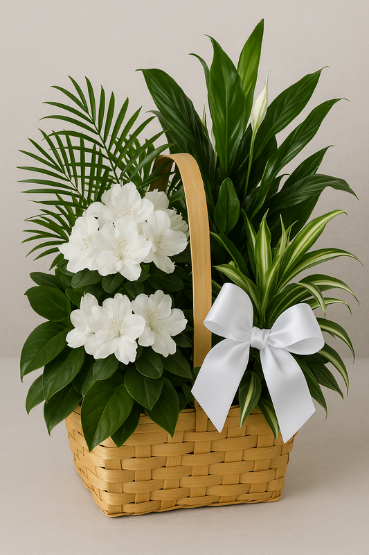 Peaceful Blooms Basket