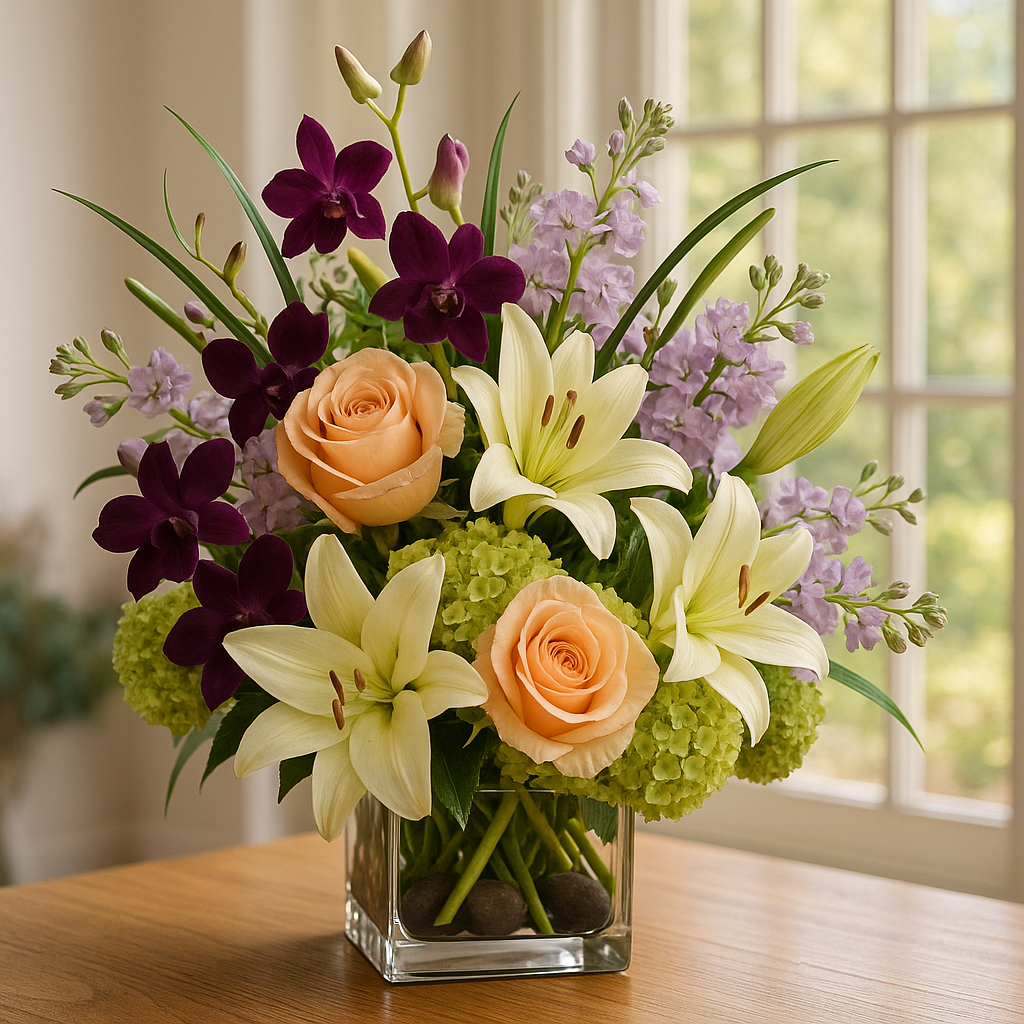 Beautiful Rose & Lily Flower Bouquet