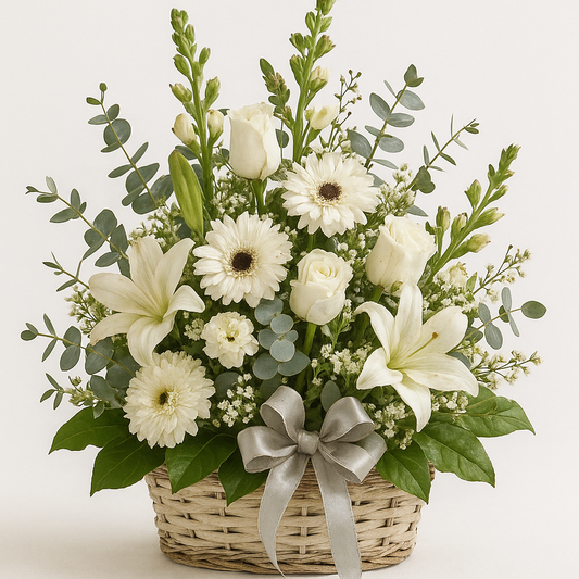 White Sympathy Basket