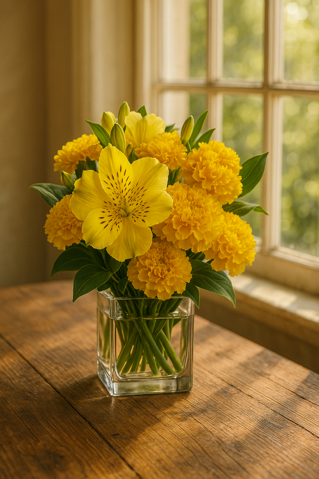Golden Rose Bouquet