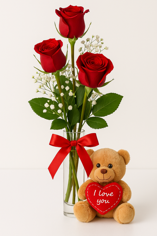 Teddy & Roses